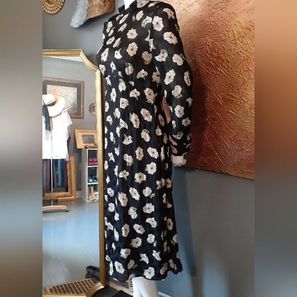 Zara Floral Midi Dress - Picture 9 of 12